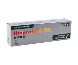 Arrow Generiques Ibuprofène 5% Adulte Gel Tube 60g