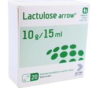 Arrow Generiques Lactulose 10g/15ml Solution Buvable 20 Sachets