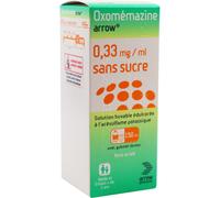 Arrow Generiques Oxomémazine 0,33mg/ml Sans Sucre Solution Buvable Flacon 150ml