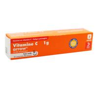 Arrow Generiques Vitamine C 1g Goût Orange Comprimés Effervescents 20