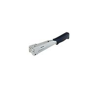 Arrow HT55BL Hammer Tacker, Manual Stapler for Construction and Insulation, Ergonomic Grip Handle, Dual-Capacity Rear-Load Magazine, Fits 1/4”, 5/16", or 3/8" Staples, Silver