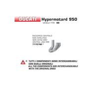 ARROW Joint Centrale Pot D'Échappement Dekat Inox Ducati Hyper 950 Sp 2020