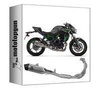 arrow ligne complete approuve catalyse veloce titanium embout carby compatible avec kawasaki z650 z-650 35kw 2024 2025 mototopgun 77501vl