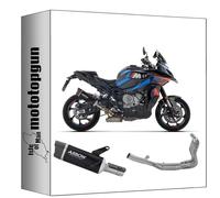 arrow ligne complete approuve open indy-race evo aluminium noir embout carby compatible avec bmw m1000 m-1000 xr 2025 2026 mototopgun 77509akn + 71768mi