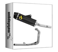 arrow ligne complete approuve r indy-race aluminium noir embout carby compatible avec yamaha tenere 700 2026 mototopgun std 72661akn + 72200pd