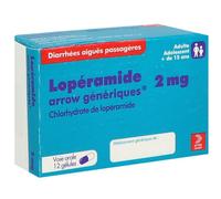 Arrow Lopéramide 2mg 12 Gélules