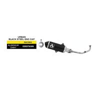ARROW Marmitta Complète Urban Noir Alu Pour Yamaha X MAX 125 2025-2026