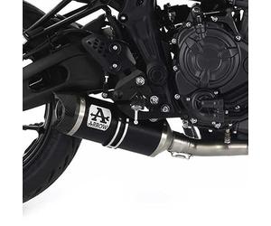 ARROW MARMITTA OMOLOGATA THUNDER ALLUMINIO DARK YAMAHA MT-07 '21 CON FOND.CARBY PER COLLETTORI 71758MI/KZ ARROW