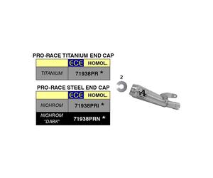 ARROW Marmitta Slip-On Pro-Race Titainio 49mm 2024-2026 Suzuki GSX S GX