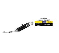 ARROW Marmitta Slip-On Thunder Noir Alu 45mm Yamaha WR 4T 125 2026 ECE
