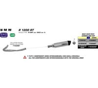 ARROW maxi race-tech aluminium slip-on silencer with carby end cap for BMW R 1200 rt