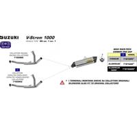 ARROW maxi race-tech silencieux en titane avec embout pour Suzuki V-strom 1050