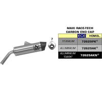 ARROW maxi race-tech silencieux et embout en titane homologué pour BMW F 850 gs