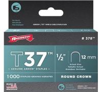 Arrow Pack de 1000 Cavaliers 12 mm pour Agrafeuse cable T37