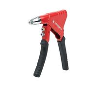 Arrow Pince à riveter professionnelle RT189, 4 embouts A2-A5, riveteuse manuelle avec boîtier en acier pour rivets aveugles en aluminium