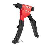 Arrow Pince Ecrou à Rivet RNT1 coffret, avec 75 écrous à riveter en aluminium et forets HSS, pince à insert fileté avec mandrin fileté M4/M5/M6