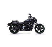 ARROW Pot D'Échappement Complet Rebel Black Kawasaki Vulcan S 650 2021-2023