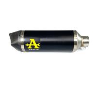 ARROW Pot d'échappement DARK RACE TECH pour Aprilia RSV4 /Tuono V4 Factory 1100 2019- en aluminium avec carbonek