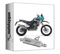 arrow pot echappement approuve indy-race evo titanium compatible avec kove 800 x pro/rally 2026 mototopgun std 72667po