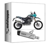 arrow pot echappement approuve indy-race evo titanium embout carby compatible avec kove 800 x pro/rally 2026 mototopgun std 72667pk