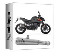 arrow pot echappement approuve pro-race titanium embout titanium compatible avec ktm duke 990 2026 mototopgun std 71973pr