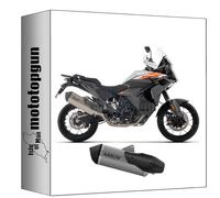 arrow pot echappement sonora titanium embout carby compatible avec ktm 1390 superadventure s 2025 2026 mototopgun 72001sk