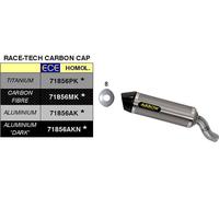 ARROW race-tech titanium slip-on silencer with carby endcap for Kawasaki Z 900 and