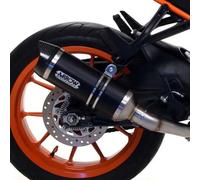 Arrow Silencieux Homologué Thunder Aluminium Dark With Carbon End Cap Ktm Rc 390 ´17-20