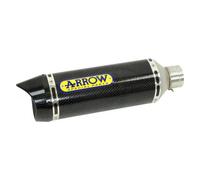 Arrow Silencieux Homologué Thunder Aluminium Dark With Carbon End Cap Yamaha Mt-07 ´14-20