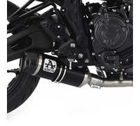 Arrow Silencieux Homologué Thunder Aluminium Dark With Carbon End Cap Yamaha Mt-07 ´21-23