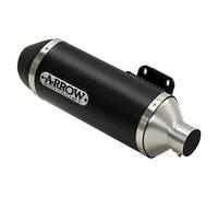 Arrow Silencieux Homologué Urban Aluminium Dark With Dark End Cap Piaggio Medley 125/150 Abs ´20-23