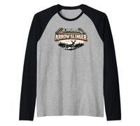 Arrow Slinger tir à l'arc Traditionnel Bowhunter Manche Raglan