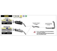 ARROW sound silencieux en titane avec embout carby pour BMW F 850 gs