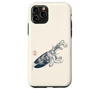 Arrow Squid - Style Japonais avec Tampon Kanji Coque pour iPhone 11 Pro