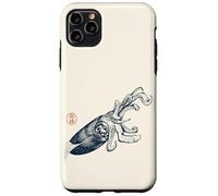 Arrow Squid - Style Japonais avec Tampon Kanji Coque pour iPhone 11 Pro Max