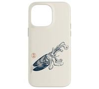 Arrow Squid - Style Japonais avec Tampon Kanji Coque pour iPhone 14 Pro Max