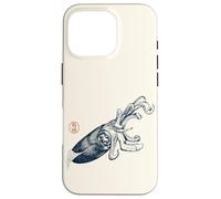 Arrow Squid - Style Japonais avec Tampon Kanji Coque pour iPhone 16 Pro