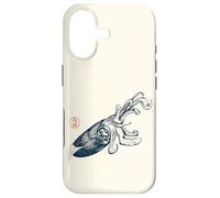 Arrow Squid - Style Japonais avec Tampon Kanji Coque pour iPhone 17