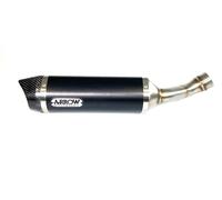 ARROW street thunder aluminium foncé silencieux et embout pour Suzuki Gsx-s 125