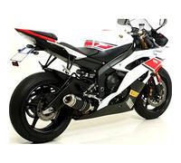 ARROW Street Thunder Dark Silence en aluminium pour collection de stock Yamaha YZF R6 2008-10 Homologue Dark Thunder Silencer