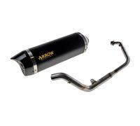 Arrow Système De Ligne Complète Homologué Thunder Dark Cb 125 R 21 Aluminium&carbon