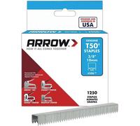 Arrow T50 agrafes 10mm 3/8'' 1250pk WI1611 (Une taille) (Une couleur)