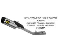 ARROW Tuyau D'Échappement Indy Race Titane + Joint Noir Yamaha MT-10 2022-2023