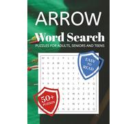Arrow Word Search Puzzle Book: Word Searches with Easy to Read Print about Arrows, Darts, Directions and More | 6x9 inches, 110 pages | 50+ Puzzles ... Gift for Vacations, Holidays and Free Times