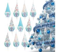 Arrowbash Lot de 15 décorations à suspendre pour sapin de Noël, hôpital, médecin, médecin, bureau, maison, cheminée