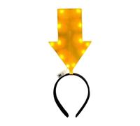 Arrowhead Light Up Headwear Funny Fashion Headband LED Costume Headband | Lightweight & Comfortable, Unisex for Women & , Ideal for Photography, Holidays, Carnivals, Singles Parties & Cosplay