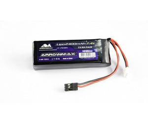 ArrowMax Batterie réceptrice (LiPo) 7.4 V 2400 mAh stick JR