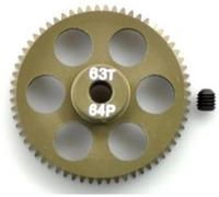 ArrowMax Pignon moteur Type de module: 64 DP Ø de perçage: 3.2 mm Nombre de dents: 63