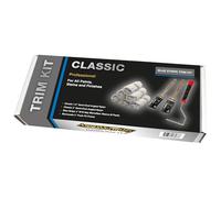 Arroworthy Kit de garniture classique, bleu, brosses coudées de 3,8 cm et 5,1 cm, rouleau Barracuda de 10,2 cm avec manchon en microfibre Blue Vein 9/16 NAP de 15,2 x 10,2 cm