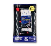 Arroworthy Kit de peinture à rouleau de 8 pièces, cadre Barracuda Jumbo 10,2 x 27,9 cm, 6 manchons de sieste 3/8, plateau de 17,8 cm